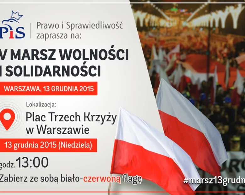 Miniatura: V Marsz Wolności i Solidarności w...