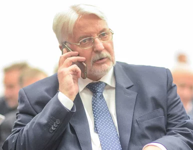 Miniatura: Waszczykowski napisał podczas meczu do...