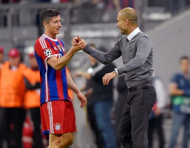 Miniatura: Guardiola pochwalił Lewandowskiego. Za co?