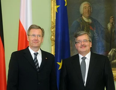 Miniatura: Komorowski o wizycie Wulffa: trochę...