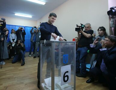 Exit poll: Wołodymyr Zełenski będzie prezydentem Ukrainy