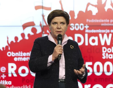 Miniatura: „Nowy Ład” miała prezentować Beata Szydło....