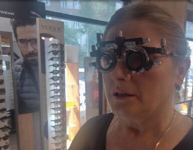 Miniatura: Krystyna Pawłowicz w nowych okularach....