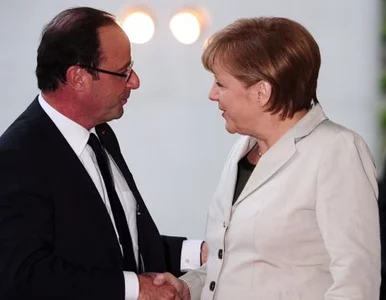 Miniatura: Hollande doleciał do Berlina. "Merkel musi...