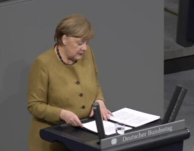 Miniatura: Zabawna wpadka Angeli Merkel. Kanclerz...