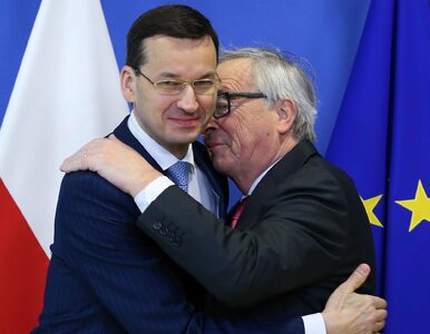 Premier Morawiecki „ofiarą” wylewnego powitania Junckera. Jak zareagował?