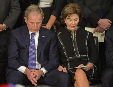 Miniatura: George Bush Junior pożegnał ojca....