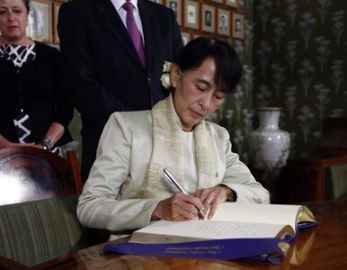 Miniatura: Suu Kyi prosi o pomoc dla Birmy. "Mnie...