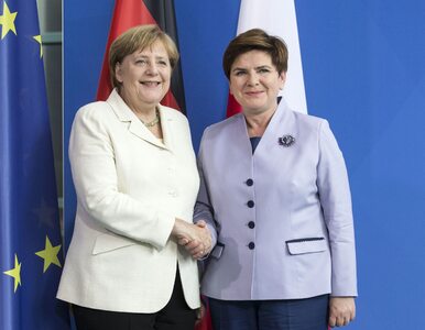 Miniatura: Merkel będzie zabiegać w Polsce o poparcie...