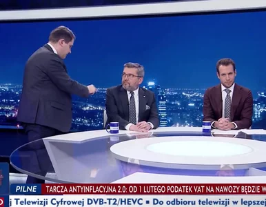 Miniatura: Awantura w TVP Info. Poseł wyszedł ze...