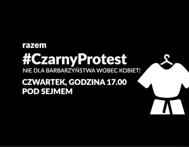 Miniatura: #CzarnyProtest opanował już internet. Dziś...