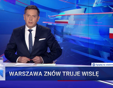 „Wiadomości” o awarii kolektora do „Czajki”. Prowadzący o Warszawie: Jak...