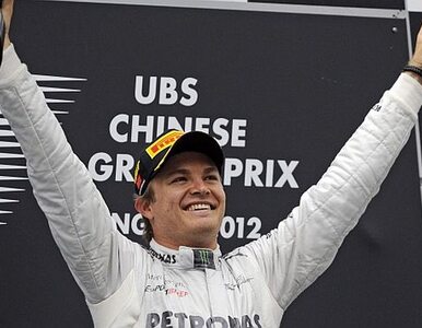 Miniatura: F1: Rosberg pierwszy w Szanghaju. Hamilton...