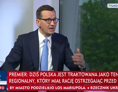 Miniatura: Wojna na Ukrainie. Mateusz Morawiecki...