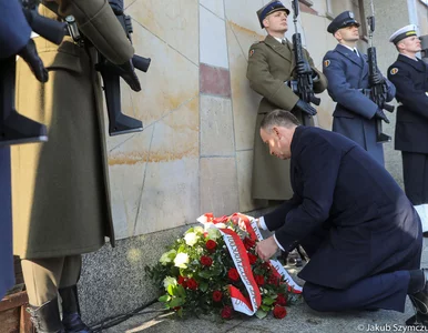 Miniatura: Prezydent Duda na obchodach rocznicy Marca...