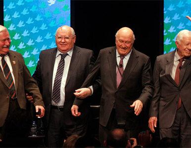 Wałęsa, Gorbaczow i Carter dyskutują o pokoju w Chicago