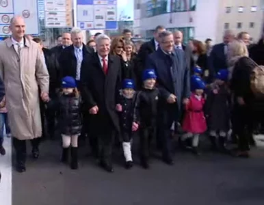 Miniatura: Komorowski i prezydent Niemiec......