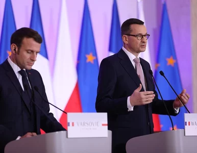 Miniatura: Morawiecki spotkał się z Macronem. „Chcemy...