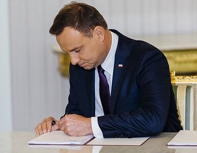 Miniatura: Prezydent podpisał nowelę ustawy o...