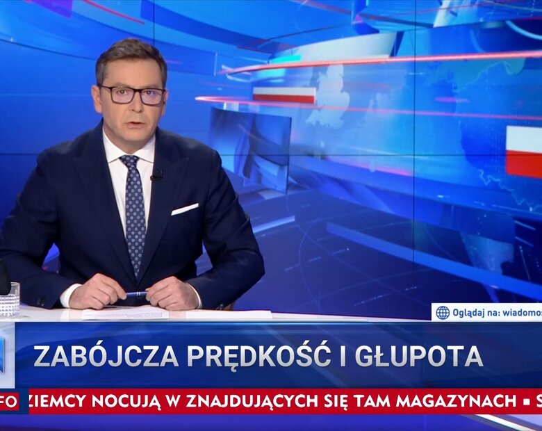 Miniatura: „Wiadomości” TVP łączą przekroczenie...