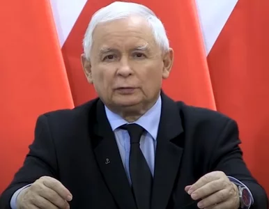 Miniatura: Kaczyński przemawiał z kotwicą Polski...