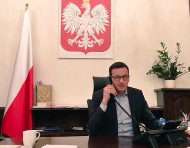 Miniatura: Premier Morawiecki rozmawiał z...