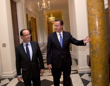 Miniatura: Cameron po spotkaniu z Hollande'm:...