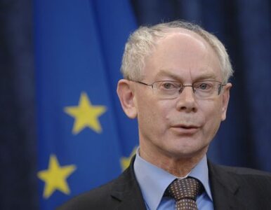 Miniatura: Van Rompuy: silne euro działało jak narkotyk