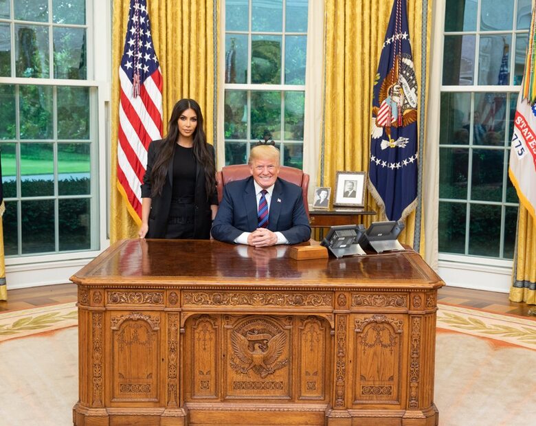 Miniatura: Donald Trump spotkał się z Kim Kardashian...