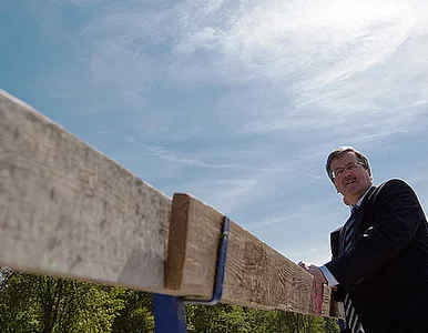 Miniatura: Komorowski chce polować, ale jeszcze się boi