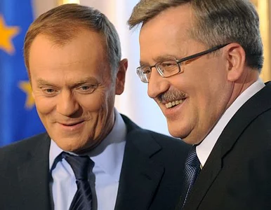 Miniatura: Ranking zaufania: Komorowski i Tusk z...