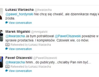 Miniatura: Dziennikarz okłada się na Twitterze z...