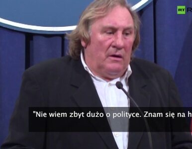 Miniatura: Depardieu: Putin jest ludzki. Nie chce...