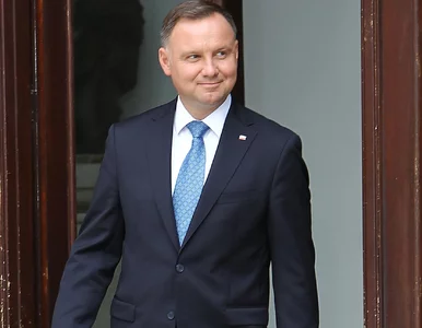 Miniatura: Andrzej Duda nie kryje rozbawienia....