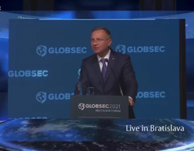 Miniatura: Andrzej Duda na konferencji GLOBSEC:...