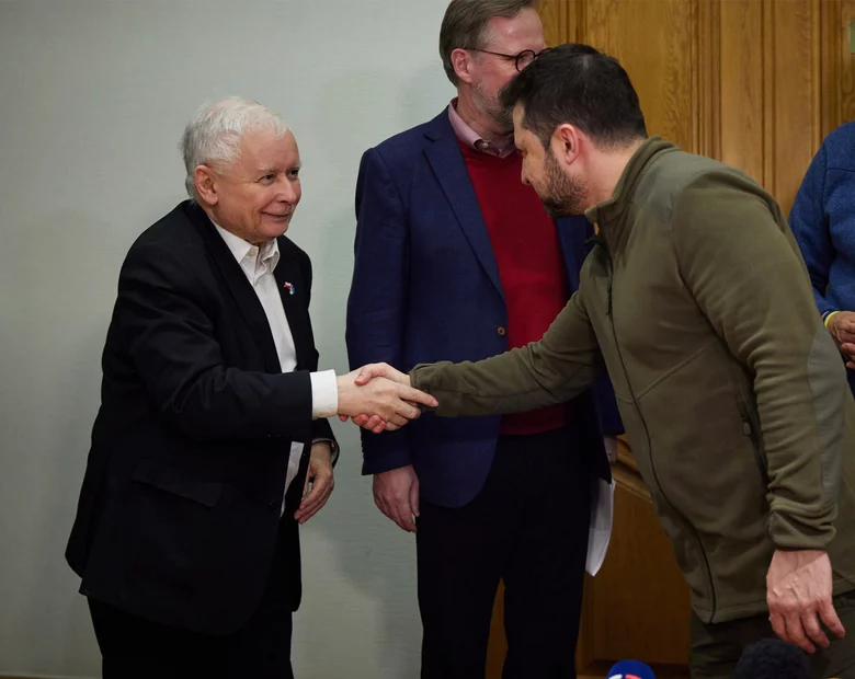 Miniatura: Kaczyński poruszył temat Wołynia. Chwilę...