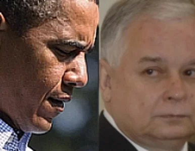 Miniatura: Kaczyński z Obamą przy jednym stole. "To...