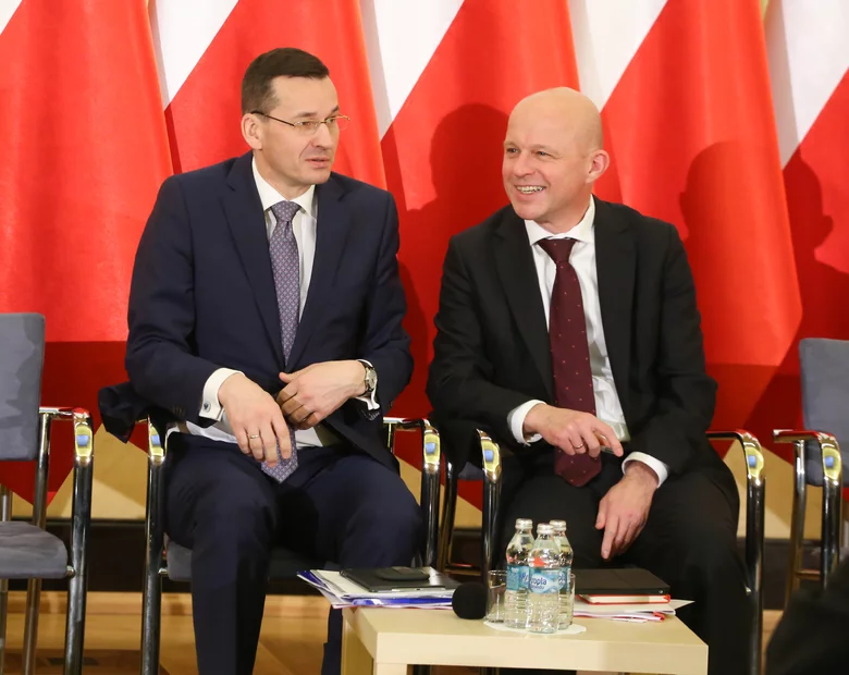 Miniatura: Morawiecki i Szałamacha zgodni. Nie...