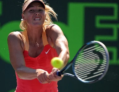 Miniatura: Turniej WTA w Miami: Szarapowa w ćwierćfinale