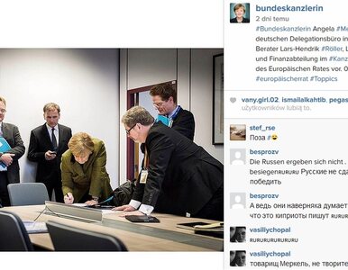 Miniatura: Merkel na Instagramie przeżywa atak...