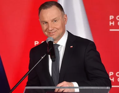 Miniatura: Słowa Dudy wyraźnie rozbawiły publiczność....