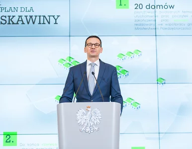 Miniatura: Premier Morawiecki przedstawił program...