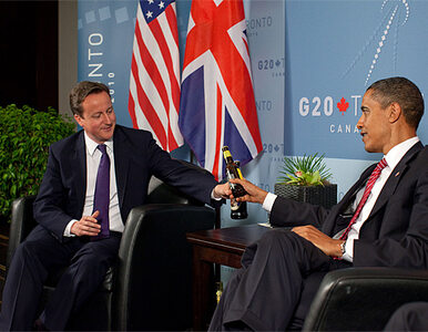 Miniatura: Obama, Sarkozy i Cameron jak Tusk i Kaczyński