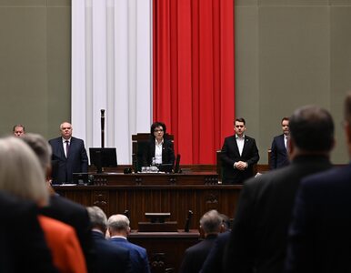Miniatura: Minuta ciszy w Sejmie po śmierci syna...