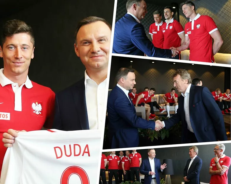 Miniatura: Duda w Arłamowie. Lewandowski, Szczęsny i...