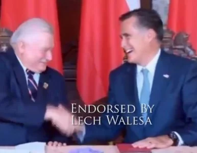 Miniatura: Romney walczy o głosy Wałęsą i Janem...