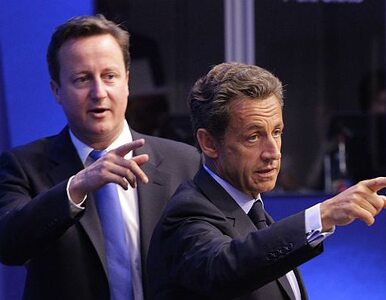 Miniatura: Cameron i Sarkozy: kryzys? Trzeba bacznie...