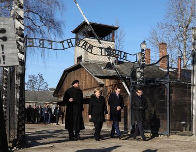 Kanclerz Angela Merkel z wizytą w Auschwitz-Birkenau