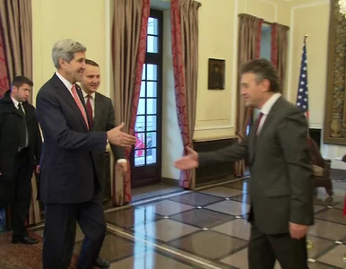 Miniatura: Sikorski spotkał się z Kerrym. Będą...