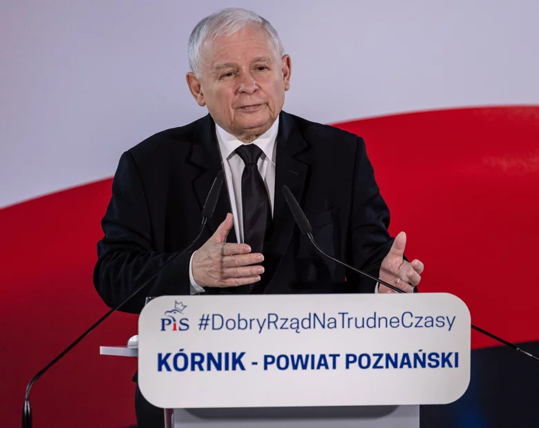 Miniatura: Jarosław Kaczyński w Kórniku zaskakująco o...